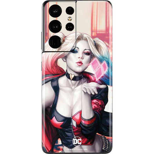 DC Comics Harley Quinn Rebirth Cover #1 Legacy Color Variant Art by Art Germ Galaxy S21 Ultra 5G Skin